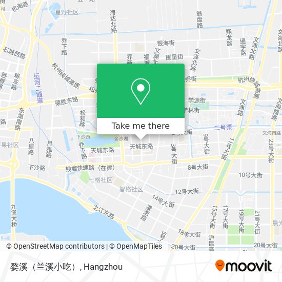 婺溪（兰溪小吃） map