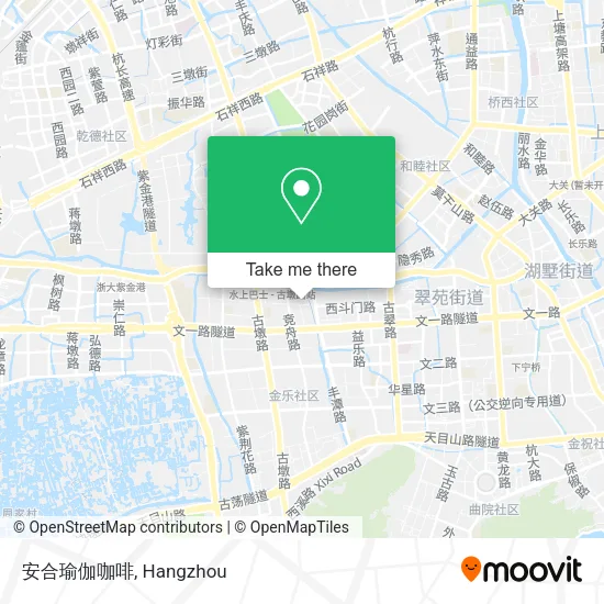 安合瑜伽咖啡 map