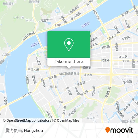 晨汋便当 map