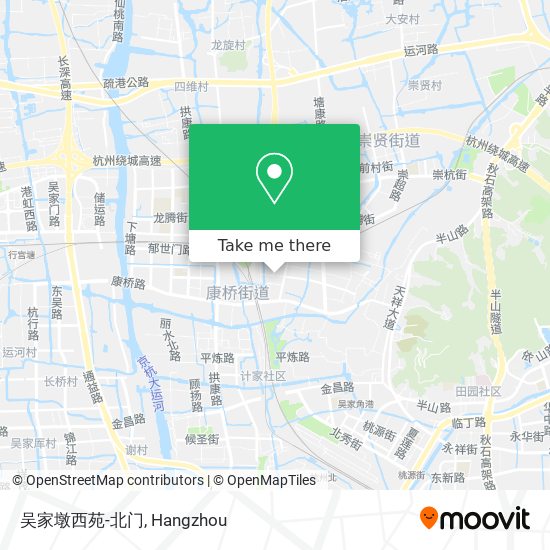 吴家墩西苑-北门 map