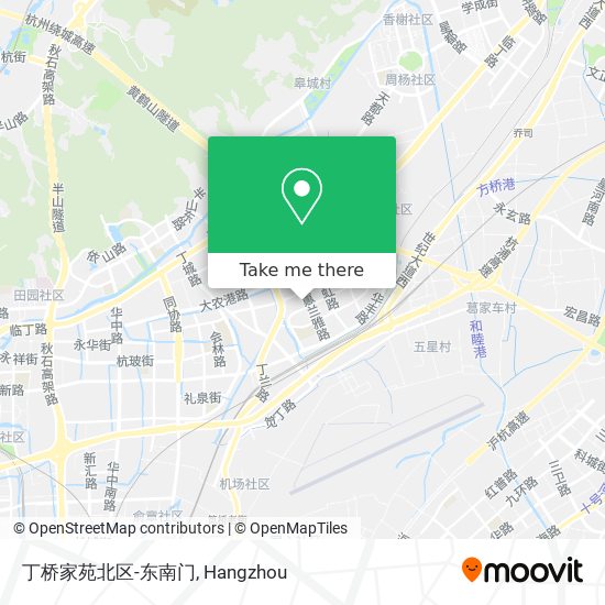 丁桥家苑北区-东南门 map