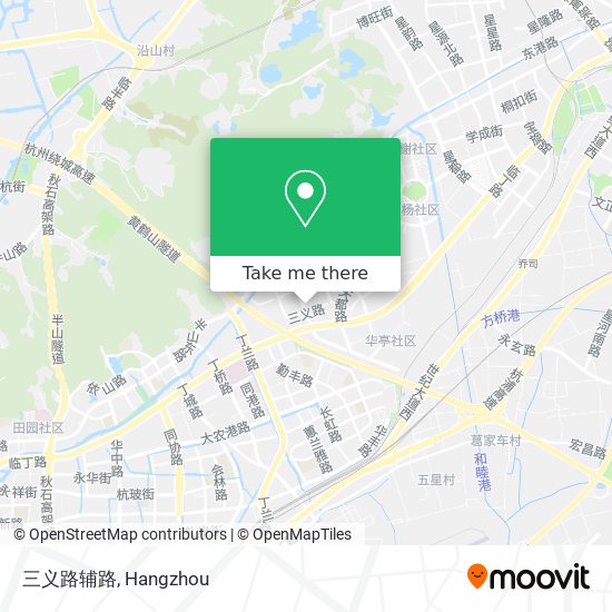 三义路辅路 map