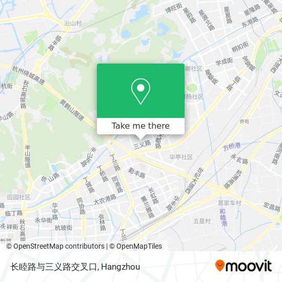 长睦路与三义路交叉口 map