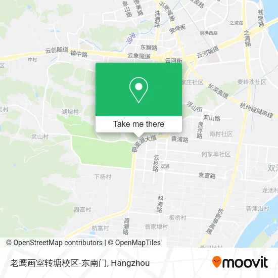老鹰画室转塘校区-东南门 map