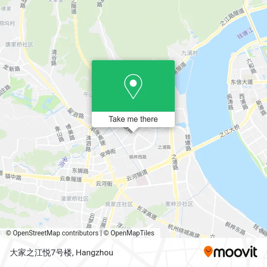 大家之江悦7号楼 map