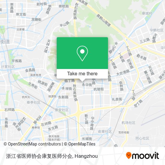 浙江省医师协会康复医师分会 map