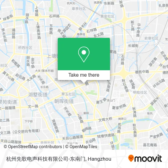 杭州先歌电声科技有限公司-东南门 map