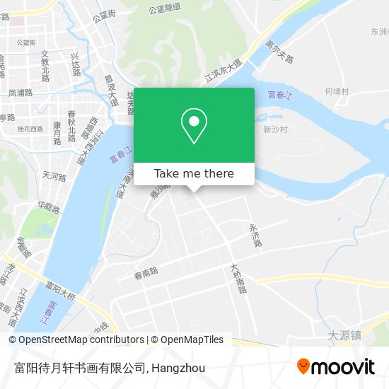 富阳待月轩书画有限公司 map