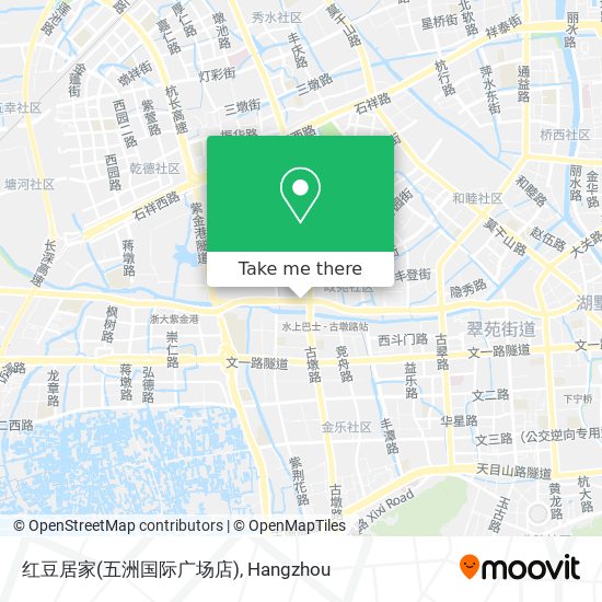 红豆居家(五洲国际广场店) map