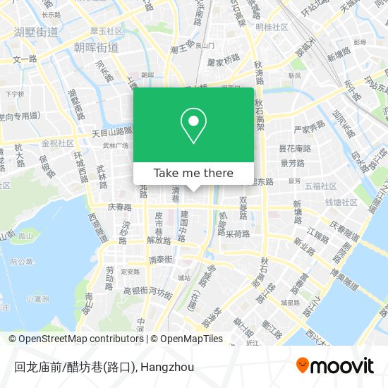 回龙庙前/醋坊巷(路口) map