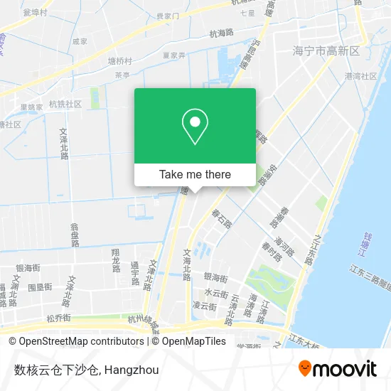 数核云仓下沙仓 map