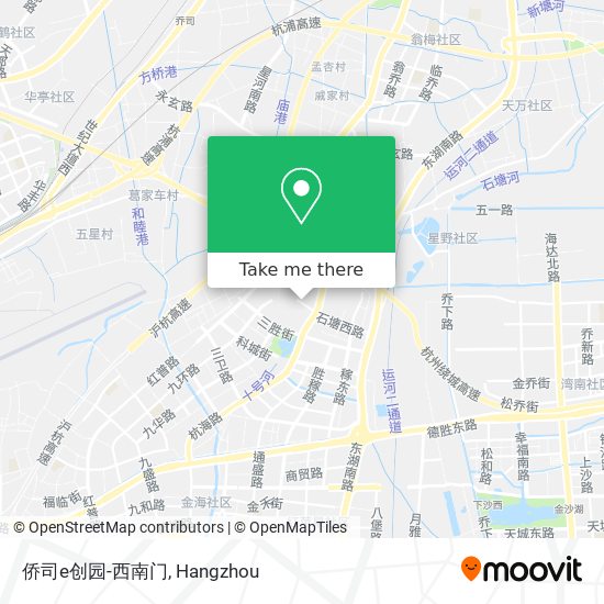 侨司e创园-西南门 map