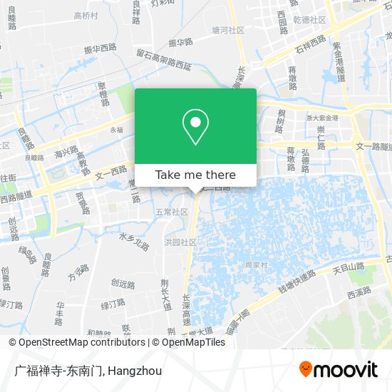 广福禅寺-东南门 map