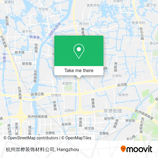 杭州崇桦装饰材料公司 map