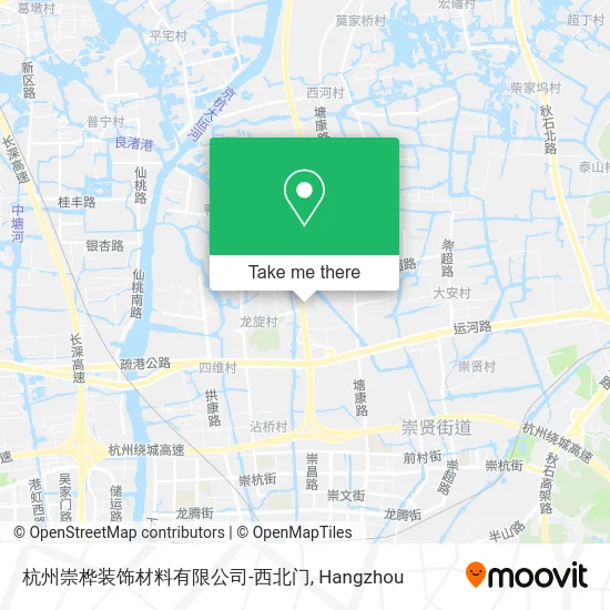 杭州崇桦装饰材料有限公司-西北门 map