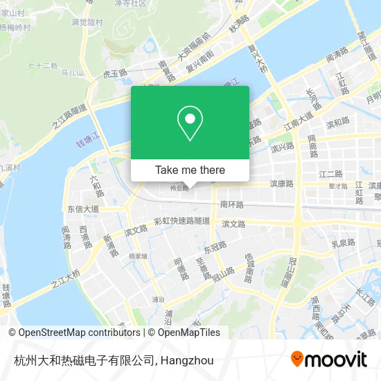 杭州大和热磁电子有限公司 map