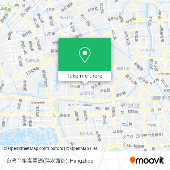台湾马祖高粱酒(萍水西街) map