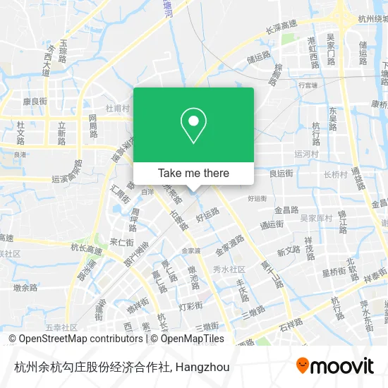 杭州余杭勾庄股份经济合作社 map