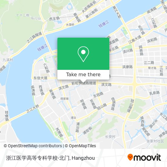 浙江医学高等专科学校-北门 map