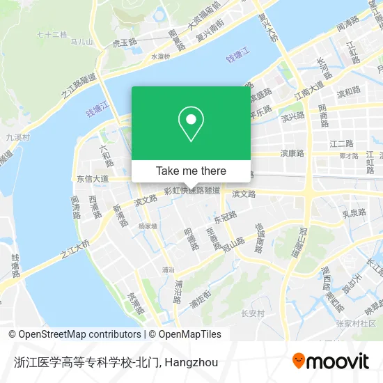 浙江医学高等专科学校-北门 map