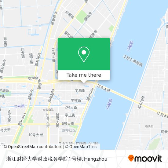 浙江财经大学财政税务学院1号楼 map