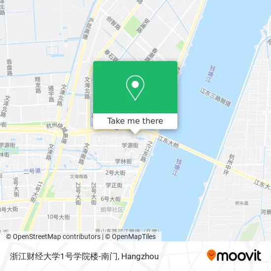 浙江财经大学1号学院楼-南门 map