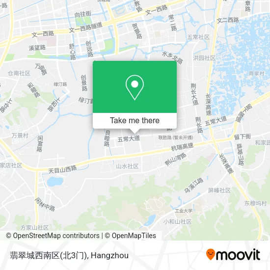 翡翠城西南区(北3门) map