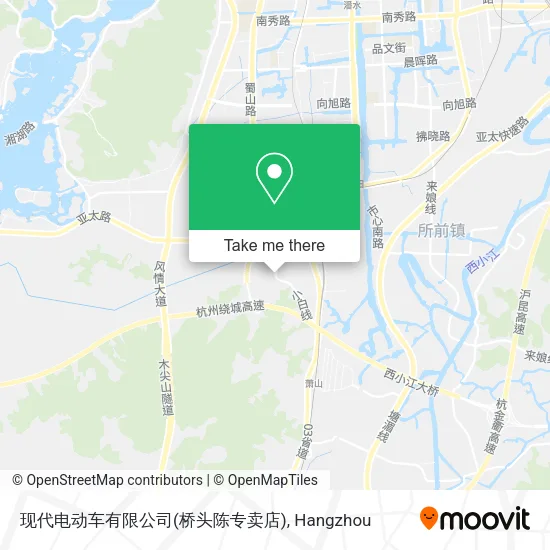 现代电动车有限公司(桥头陈专卖店) map