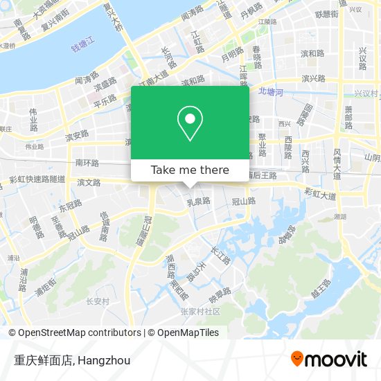 重庆鲜面店 map