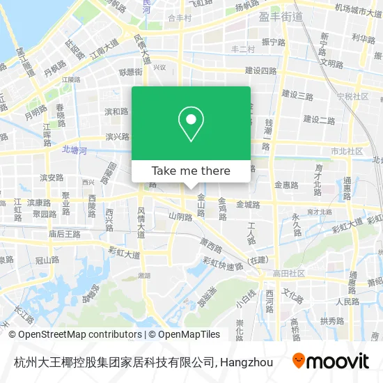 杭州大王椰控股集团家居科技有限公司 map