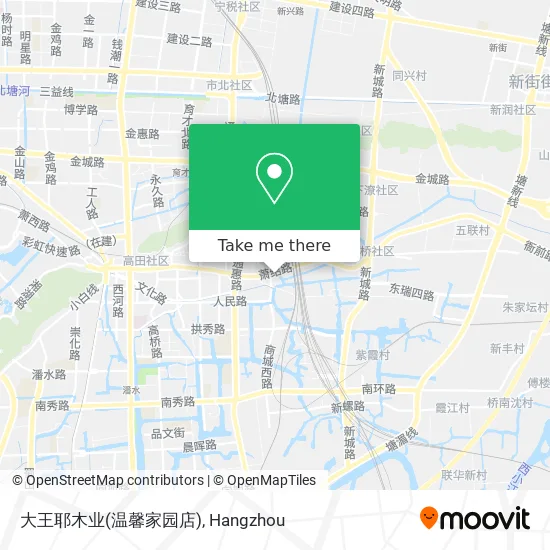 大王耶木业(温馨家园店) map