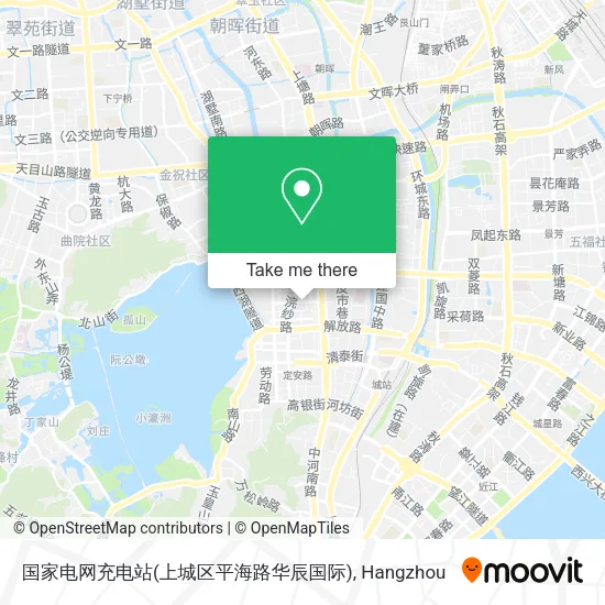 国家电网充电站(上城区平海路华辰国际) map