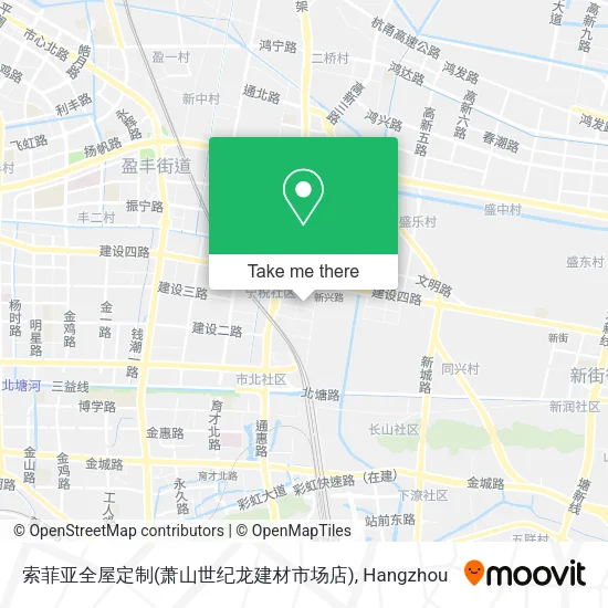 索菲亚全屋定制(萧山世纪龙建材市场店) map