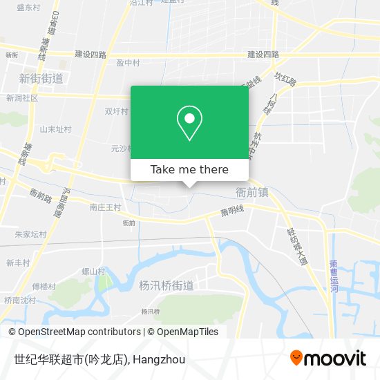 世纪华联超市(吟龙店) map