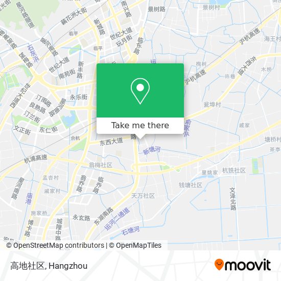 高地社区 map