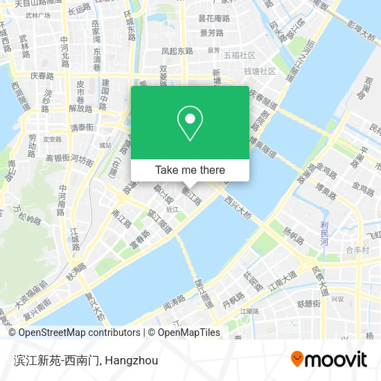 滨江新苑-西南门 map