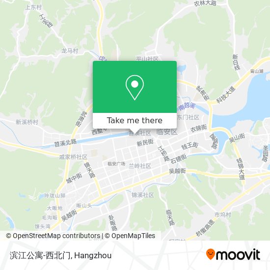 滨江公寓-西北门 map