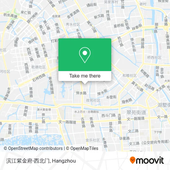 滨江紫金府-西北门 map