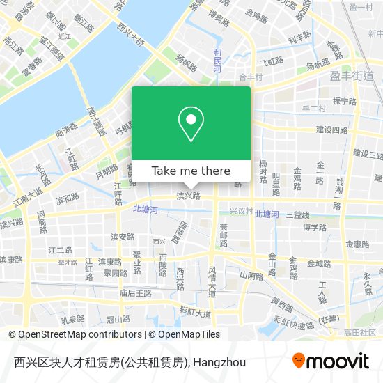 西兴区块人才租赁房(公共租赁房) map