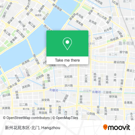 新州花苑东区-北门 map