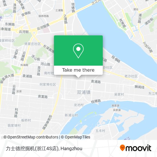 力士德挖掘机(浙江4S店) map