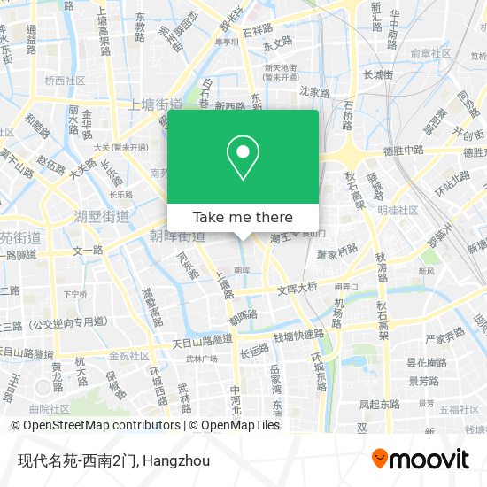 现代名苑-西南2门 map