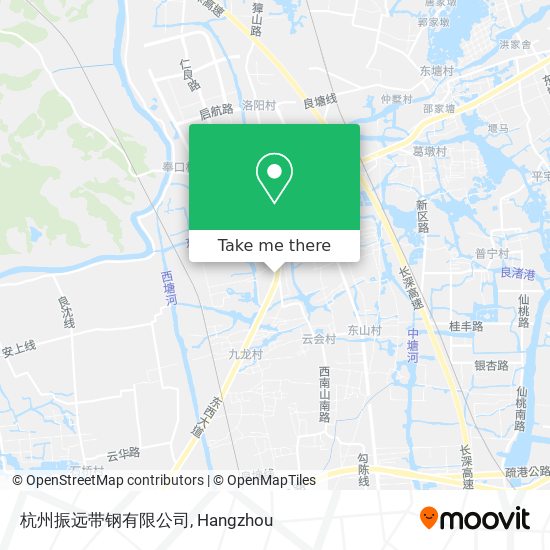 杭州振远带钢有限公司 map