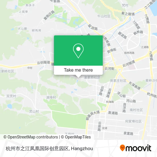 杭州市之江凤凰国际创意园区 map