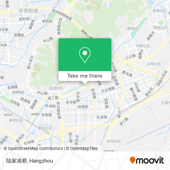 陆家港桥 map