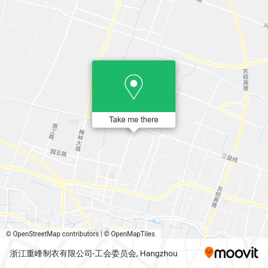 浙江重峰制衣有限公司-工会委员会 map