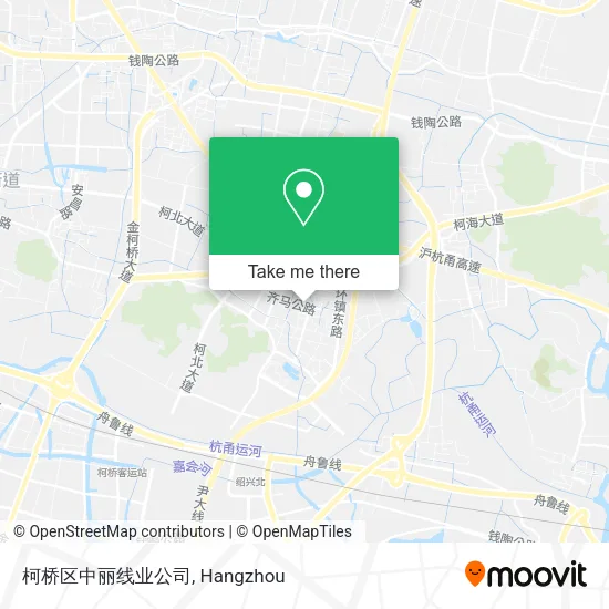 柯桥区中丽线业公司 map
