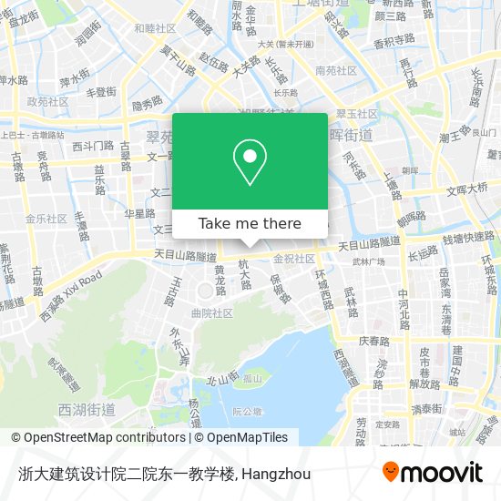 浙大建筑设计院二院东一教学楼 map