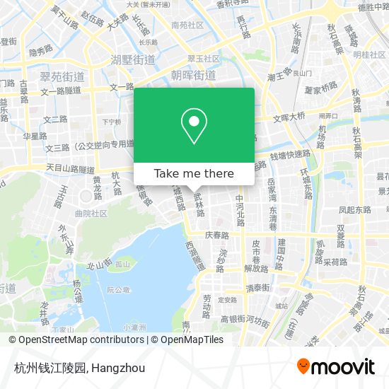 杭州钱江陵园 map