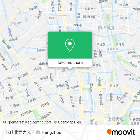 万科北宸之光三期 map